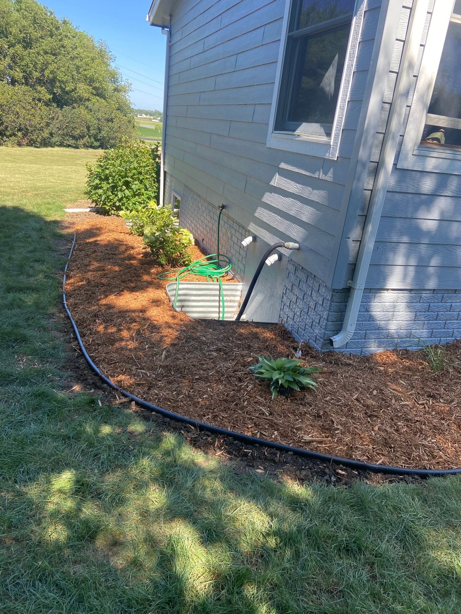 Mulch and Edging after