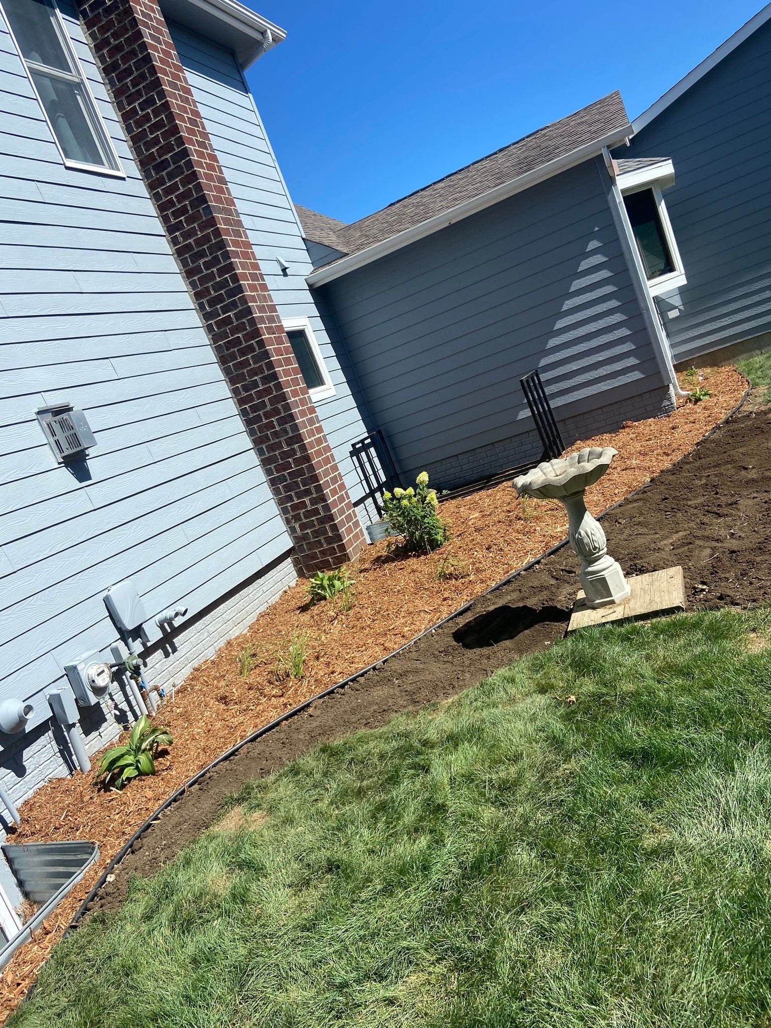 Hardscape and Border Upgrade after